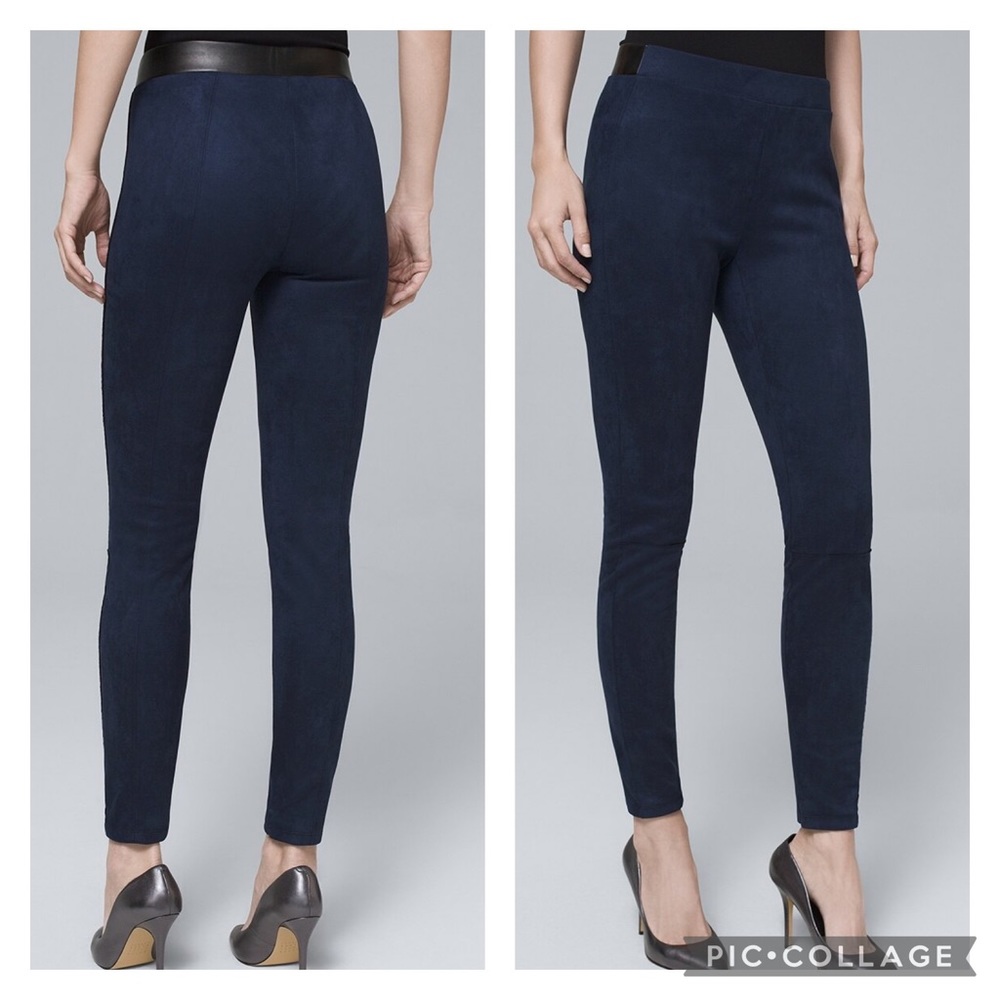 WHBM Ultra Suede Legging size 2